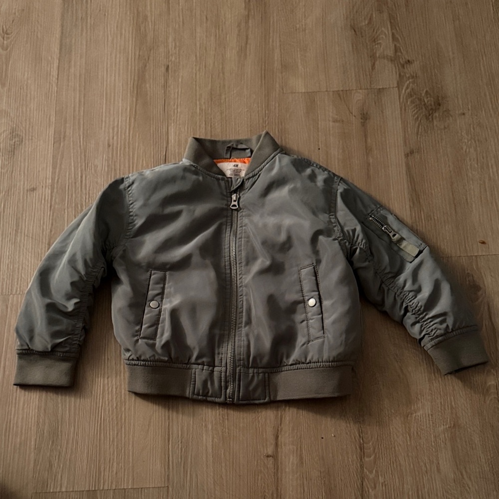 H&M Kids Olive Green Puffer Jacket